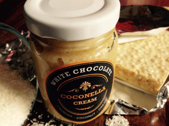 COCONELLA - White Chocolate - Crunchy - Coconut Cream