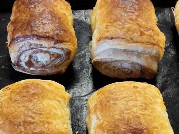 Vegetarische "Sausage Rolls"