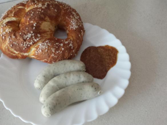 Weisswürste und Laugenbrezeln