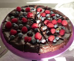 Fruchtiger Schokokuchen