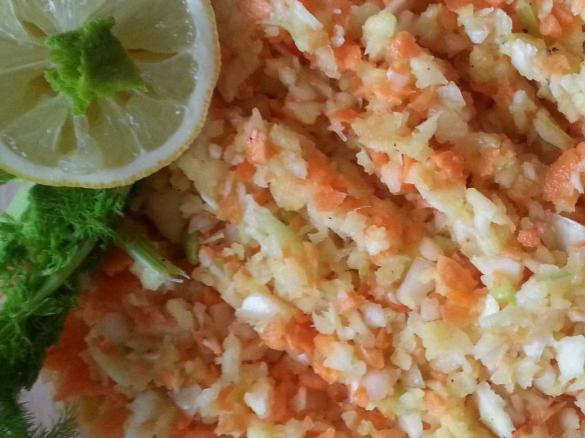 Rohkostsalat Fenchel - Möhre-Apfel