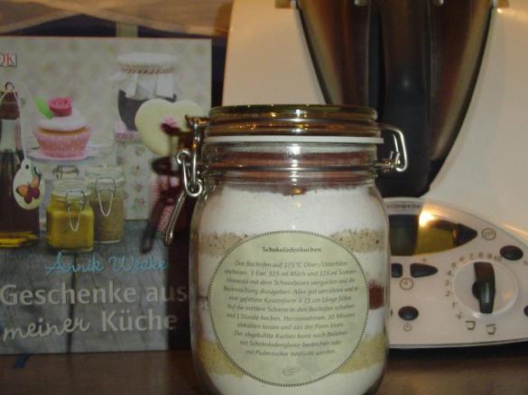 Backmischung zum Verschenken - Schokoladenkuchen