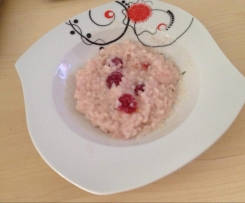 Risotto mit Kirschen
