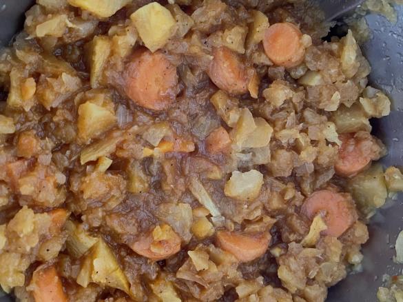 Steckrüben-Möhren Gemüse