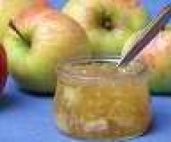 Apfelmarmelade mit Ingwer