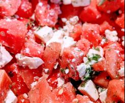 Melone-Feta-Minz-Salat