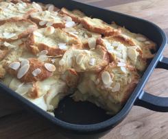 Omi's Ofenschlupfer / Scheiterhaufen mit Vanillesoße