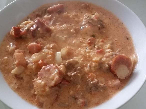 Pfundstopf "Fleischgemäng" ideal für eine Feier schnell und einfach