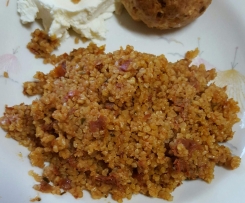Bulgur mit getrockneten Tomaten