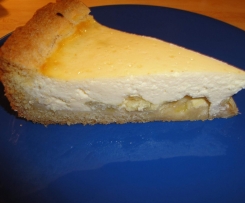 Käsekuchen mit Rhabarber nach Mamas Rezept