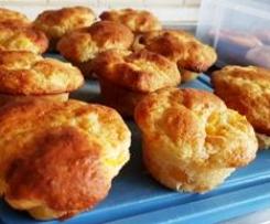 Quark-Pfirsich-Muffins