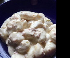 Gnocchi in Schinken-Käse-Sahnesauce