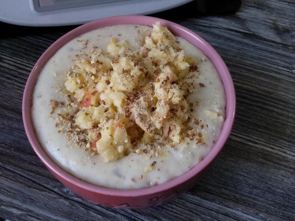 Porrige mit Apfel