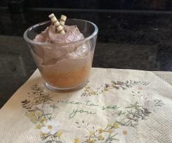 Variation Schokoladenwolke auf Fruchtspiegel