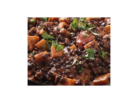 Beluga-Linsen Suppe, vegan