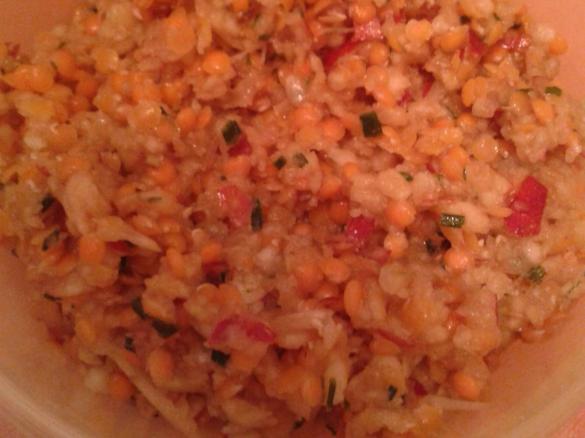 Apfel-Linsen-Salat - go vegan