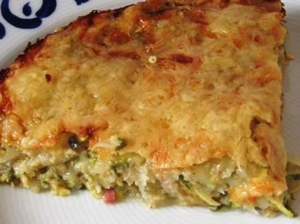 Variation von Kartoffel-Zucchini-Kuchen