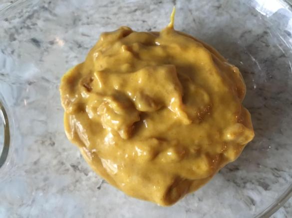 Aprikosen-Soße mit Curry für Fondue