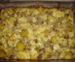 Spitzkohl Kartoffel Hackfleisch Auflauf - all in one