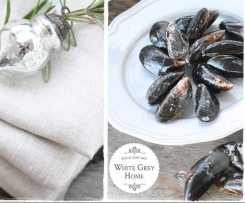 Miesmuscheln in Weißweinsoße