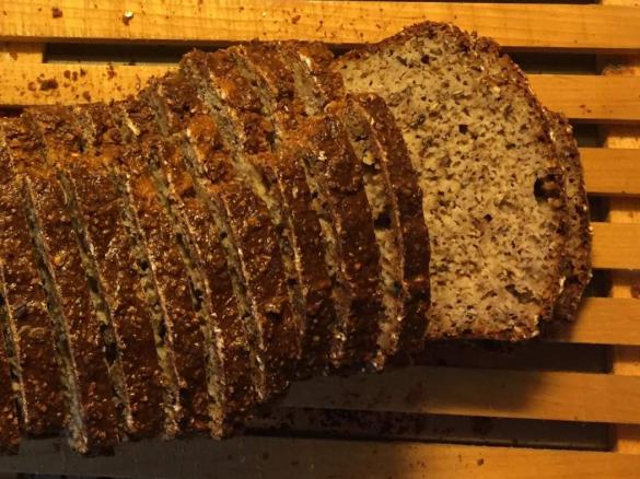Variation von Low carb Brot