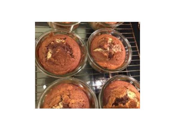 8 Mini Marmorkuchen zum einwecken