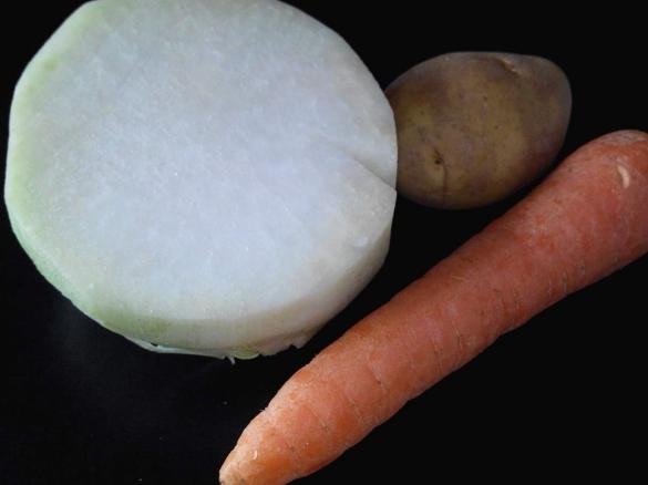 Kohlrabi-Möhren-Kartoffelbrei ab 5. Monat