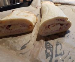 Low Carb Schinken Frischkäse Rolle