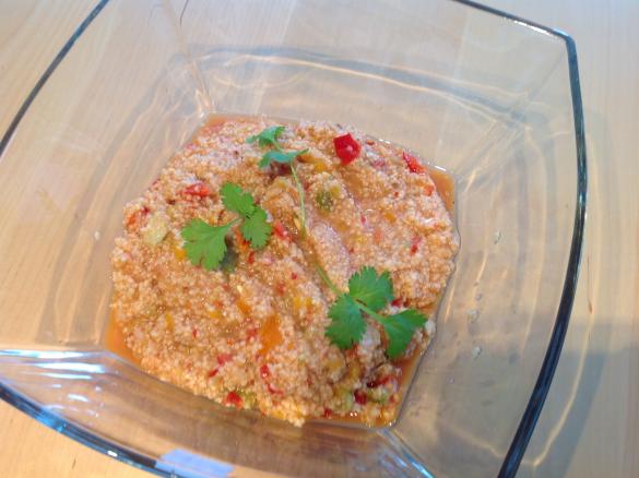Couscoussalat mit Paprika