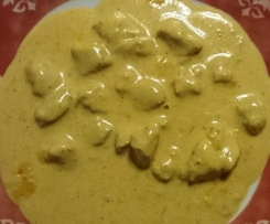 Sahnegeschnetzeltes mit Frischkäse