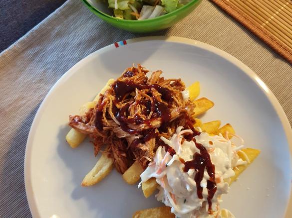 Falsches pulled chicken