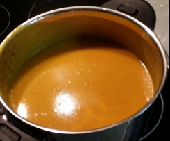 Scharfe Kürbissuppe