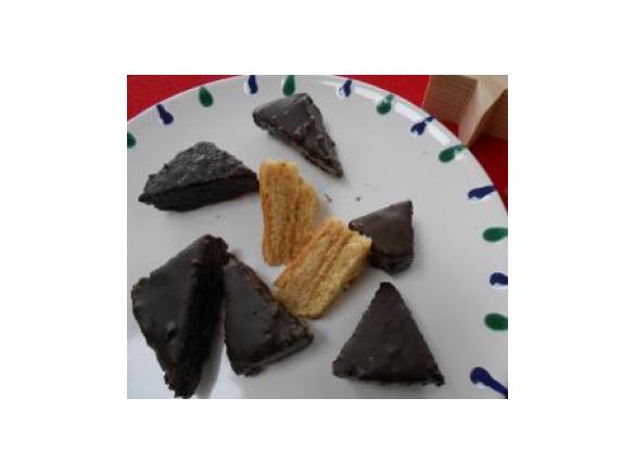 Weihnachtliche Baumkuchenspitzen