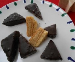 Weihnachtliche Baumkuchenspitzen