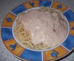 Sahnesauce für Nudeln