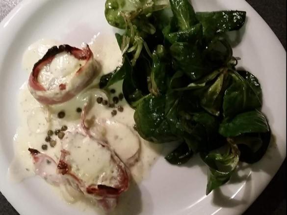 Variation von Schweinefilet mit Bresso-Sosse