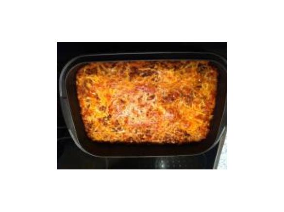 Nudel-Gratin mit Hackfleisch