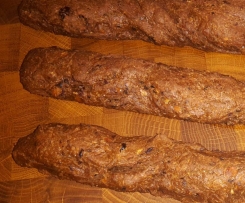 Tomaten-Zwiebel-Roggenbaguette