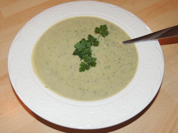 Zucchini Cremesuppe WW