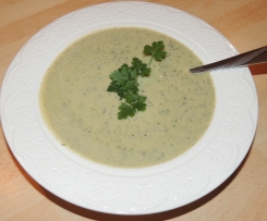 Zucchini Cremesuppe WW