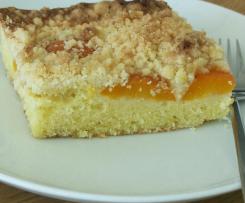 Aprikosenkuchen vom Blech