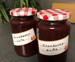 kräftige Cranberrie Soße zum Braten