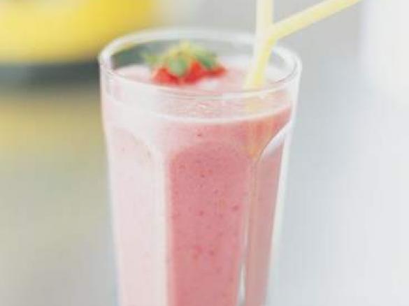 Erdbeer-Milchshake extrem cremig und total lecker!!!