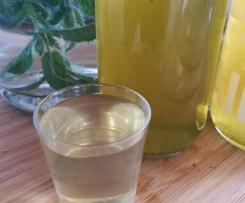erfrischend leichter Minze-Sirup