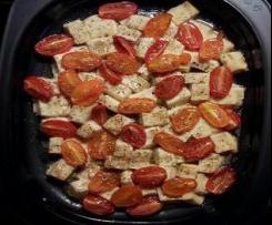 Gebackener Feta mit Rosmarin-Honig und iranischem Fladenbrot