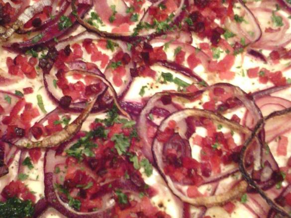 Flammkuchen mit Schinken WW geeignet