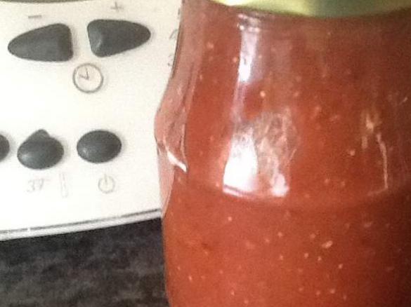 Feigensenf mit Himbeer ( ohne Senfkörner;)