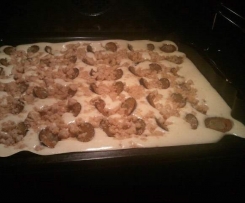 Versunkener Zwetschgenkuchen mit Streusel