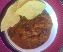 Rajma- Masala, indisches rote Bohnen Curry