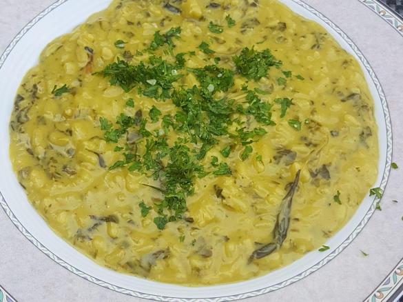 Mangold-Safran-Risotto